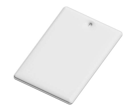RFX&#8482; H-12 rectangular lightweight reflective PVC hanger - large White - RFX™ 1PR13501