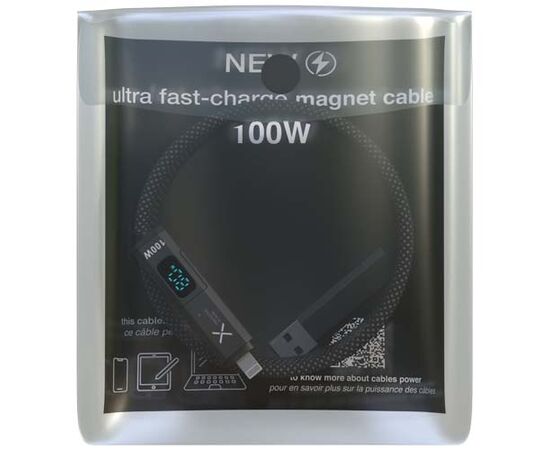 SCX.design C57 100W magnetisches Kabel mit Display Dunkelgrau - SCX.design 1PX19590