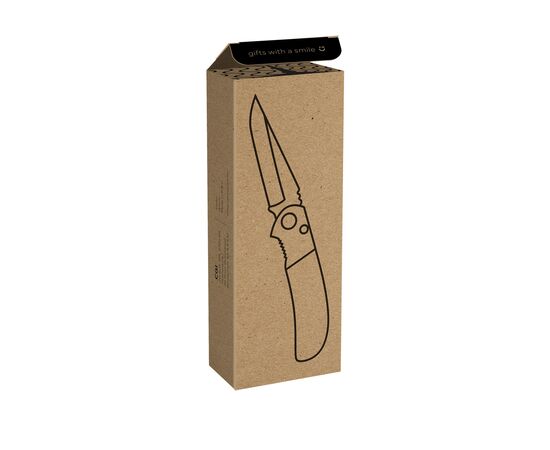 Lock-It couteau de poche Brun -  354340