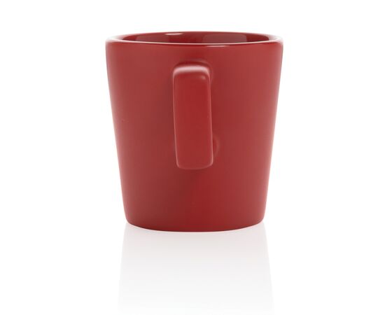 Mug 300ml en céramique au design moderne Rouge - XD Collection P434.054