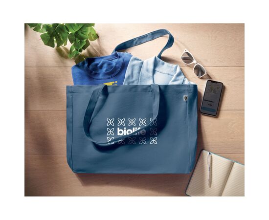 Canvas Recycled bag 280 gr/m² Blue -  MO6380-04
