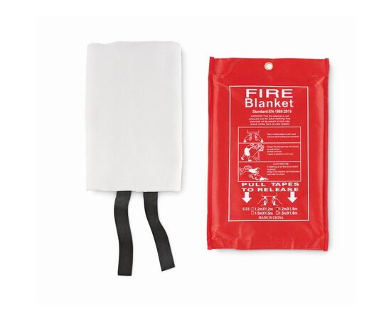 Couverture anti-feu 120x180cm Rouge -  MO6386-05