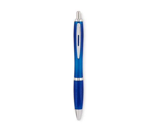 Stylo à bille en RPET Bleu transparent -  MO6409-23