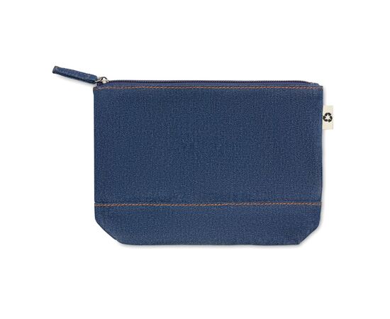 Recycled denim cosmetic pouch Blue -  MO6421-04