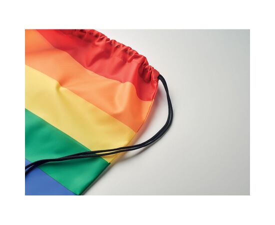 Rainbow RPET drawstring bag Multicolour -  MO6436-99