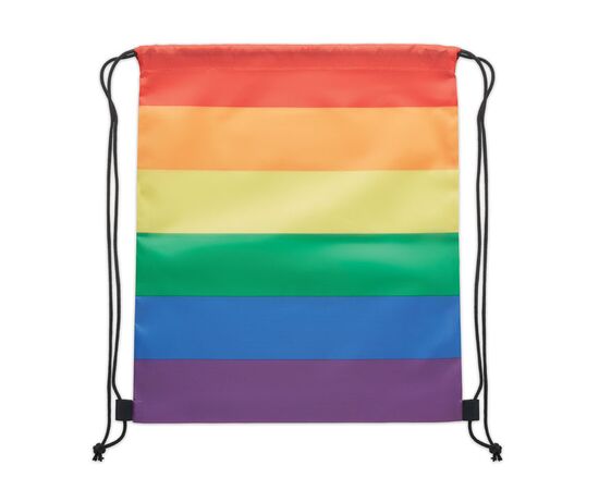 Rainbow RPET drawstring bag Multicolour -  MO6436-99
