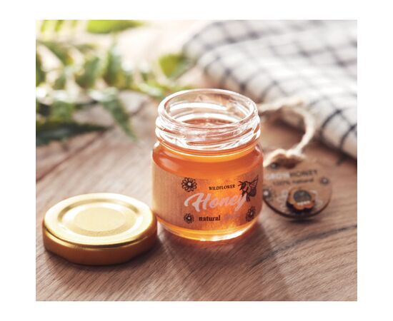Wildflower honey jar 50 gr Wood -  MO6439-40