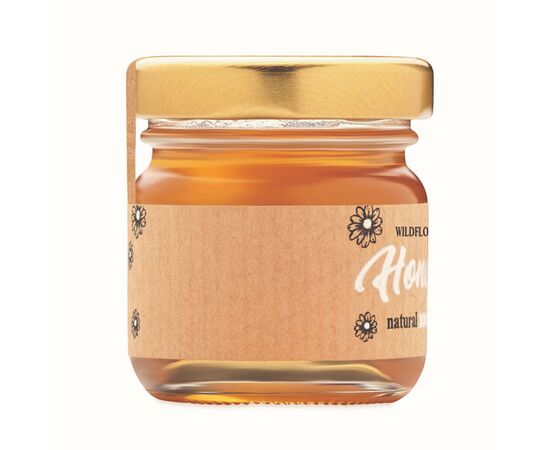 Wildflower honey jar 50 gr Wood -  MO6439-40