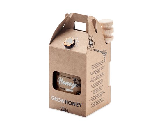 Wildflower honey jar set 50gr Wood -  MO6440-40