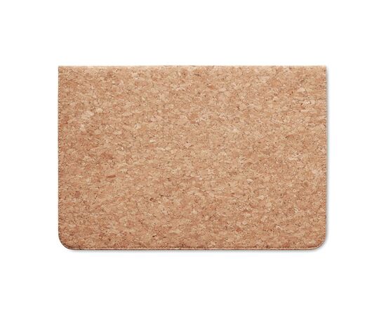Cork laptop bag magnetic flap Beige -  MO6448-13