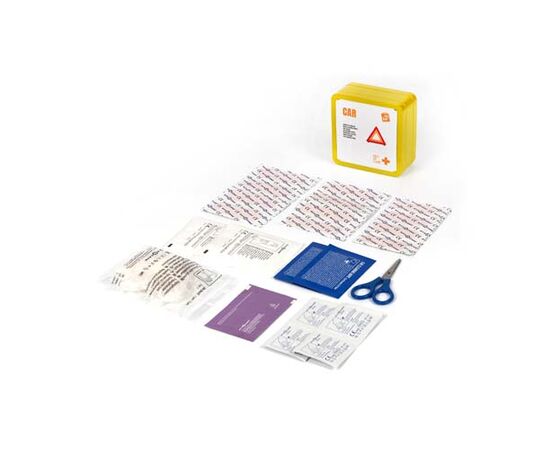 Kit de premiers secours en métal pour voiture MyKit Jaune - MyKit 1Z263211