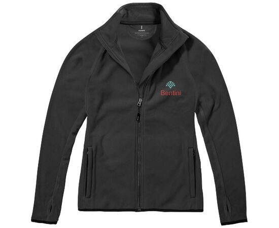 Brossard women's full zip fleece jacket Anthracite - Elevate Life 39483951