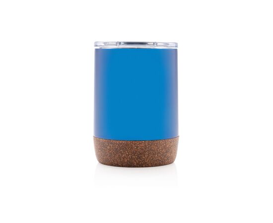 Petite tasse à café en liège et acier recyclé RCS Bleu - XD Collection P435.055