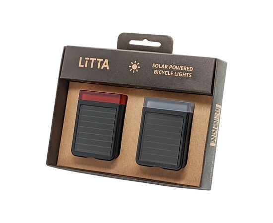 Solar Bikelight fietslampjes Zwart -  W16598