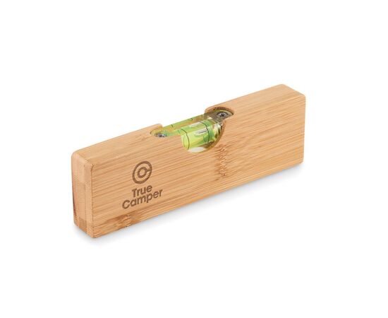 Waterpas met flesopener Hout -  MO6495-40