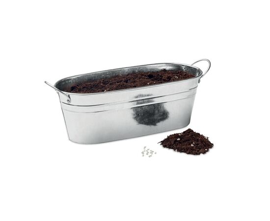 Zinken kuipje 3 zakjes Mat zilver -  MO6497-16