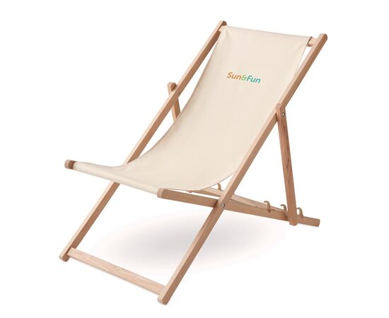Houten strandstoel Beige -  MO6503-13