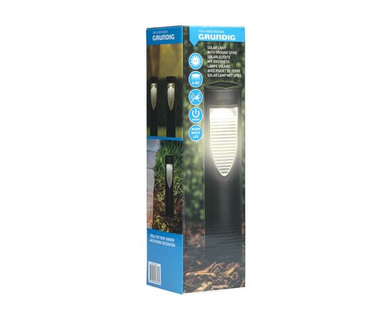Grundig Solar LED-Light Warm White lamp Zwart - Grundig 100798
