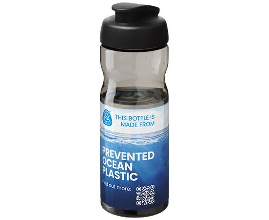 Bouteille de sport H2O Active® Eco Base 650ml avec couvercle à bascule Charbon, Noir - Unbranded 21009700 Bouteille de sport H2O Active® Eco Base 650ml avec couvercle à bascule Charbon, Noir - Unbranded 21009700