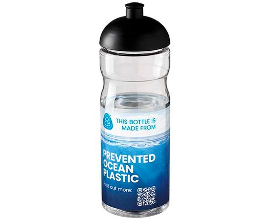 Bouteille de sport H2O Active® Eco Base 650ml avec couvercle dôme Transparent, Noir - Unbranded 21009891 Bouteille de sport H2O Active® Eco Base 650ml avec couvercle dôme Transparent, Noir - Unbranded 21009891