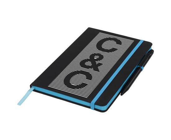 Noir Edge medium notitieboek Zwart, Blauw - Unbranded 21021000