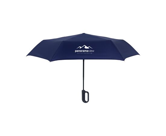 Carabiner RCS RPET parapluie pliable 21 inch Bleu -  250630