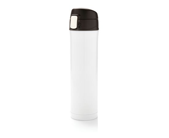 Easy Lock Vakuum-Flasche aus RCS recyceltem Stahl Weiß - XD Collection P435.503