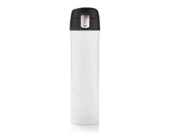 Easy Lock Vakuum-Flasche aus RCS recyceltem Stahl Weiß - XD Collection P435.503