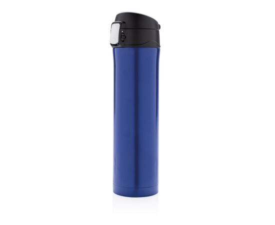 Easy Lock Vakuum-Flasche aus RCS recyceltem Stahl Blau - XD Collection P435.505