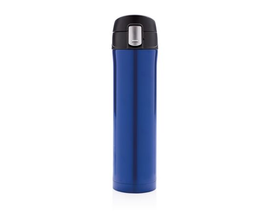 Easy Lock Vakuum-Flasche aus RCS recyceltem Stahl Blau - XD Collection P435.505
