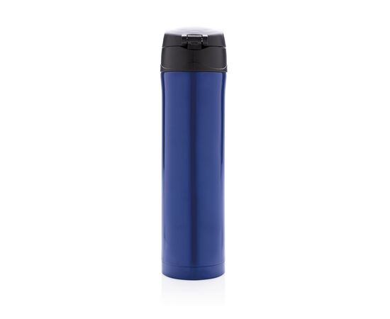 Easy Lock Vakuum-Flasche aus RCS recyceltem Stahl Blau - XD Collection P435.505
