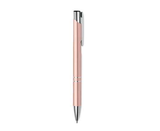 Recycled aluminium ball pen Beige, Rood -  MO6561-95