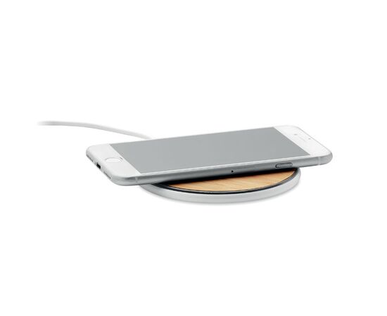 Chargeur sans fil 10W en bambou Bois -  MO6563-40