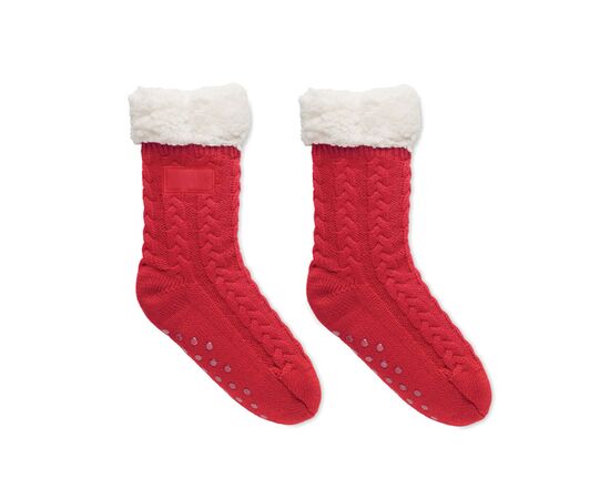 Pair of slipper sock M Red -  MO6573-05