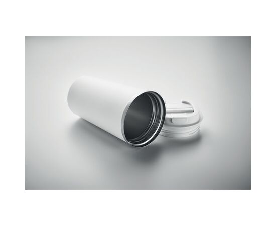Dubbelwandige beker 510 ml Wit -  MO6579-06