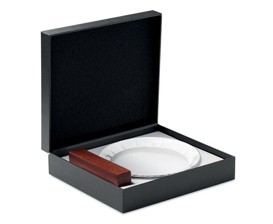 Runder Pokal Kristallglas Braun -  MO6586-01