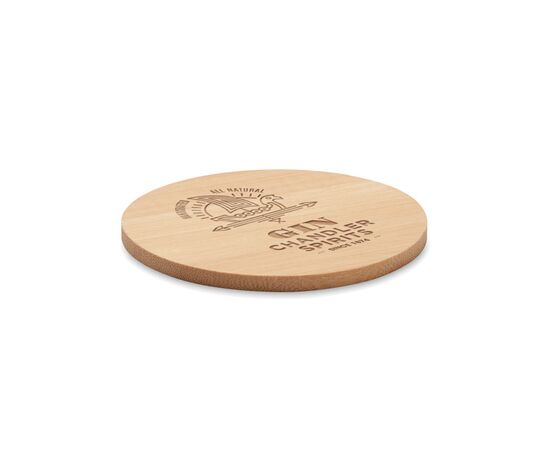 Bamboe ronde onderzetter Hout -  MO6602-40