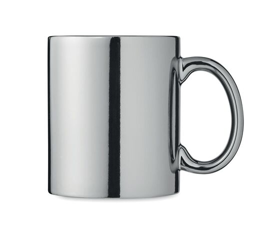 Keramikbecher metallic 300 ml Glänzendes silber -  MO6607-17