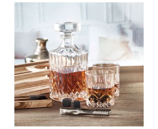 Luxe whiskey set Hout -  MO6626-40