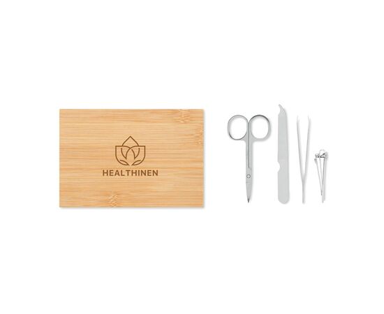 Manicure nail tool set Wood -  MO6629-40