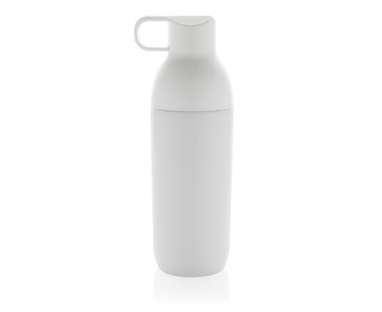 Flow Vakuumflasche aus RCS recyceltem Stainless-Steel Weiß - XD Xclusive P435.543