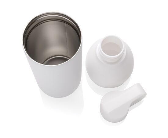 Flow Vakuumflasche aus RCS recyceltem Stainless-Steel Weiß - XD Xclusive P435.543