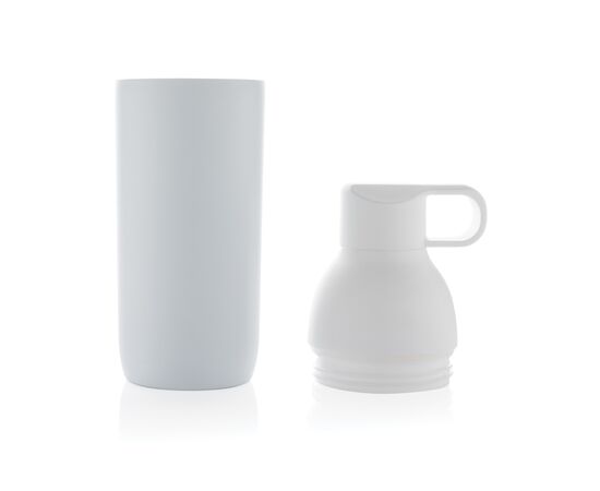 Flow Vakuumflasche aus RCS recyceltem Stainless-Steel Weiß - XD Xclusive P435.543