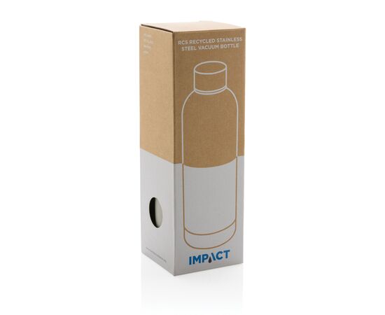 Bouteille isotherme 500ml en acier inoxydable recyclé RCS Argent - XD Collection P435.700