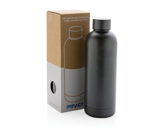 RCS gerecycled roestvrijstalen Impact vacuümfles Grijs - XD Collection P435.702