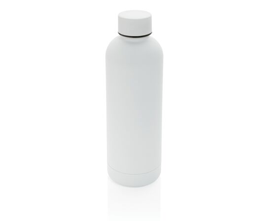 RCS gerecycled roestvrijstalen Impact vacuümfles Wit - XD Collection P435.703