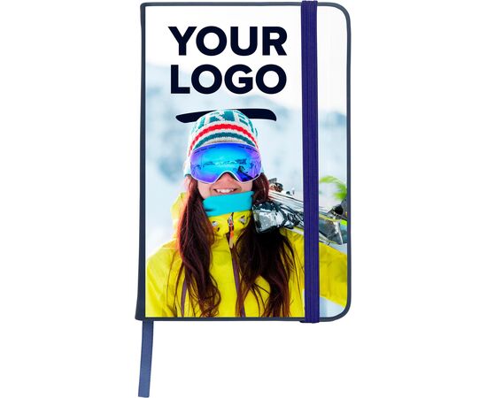 Carnet A5 avec couverture PU Eva Jaune -  3076.006