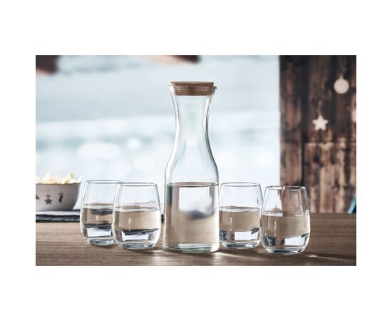 Carafe en verre recyclé 1L Transparent -  MO6655-22 Carafe en verre recyclé 1L Transparent -  MO6655-22