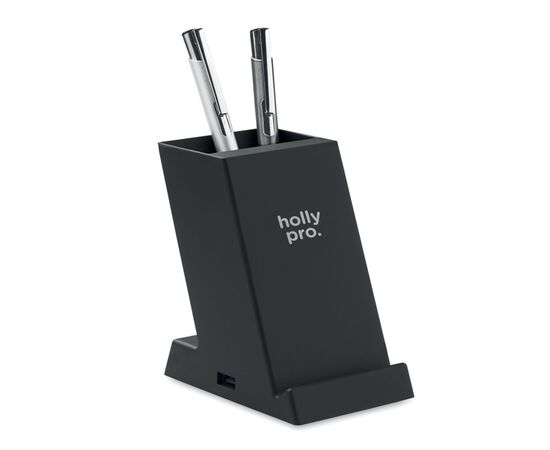 Wireless charger ABS 15W Black -  MO6679-03
