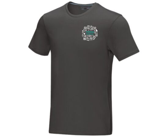 Azurite short sleeve men’s organic t-shirt Storm grey - Elevate NXT 37506894